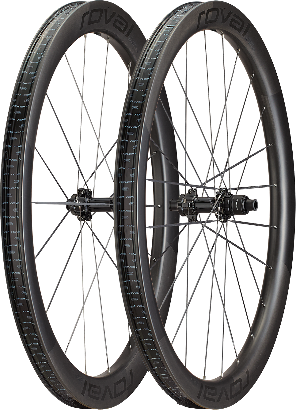 Reservedele - Hjulsæt - Roval Terra Aero CLX 700c Front - Satin Carbon/Gloss Black