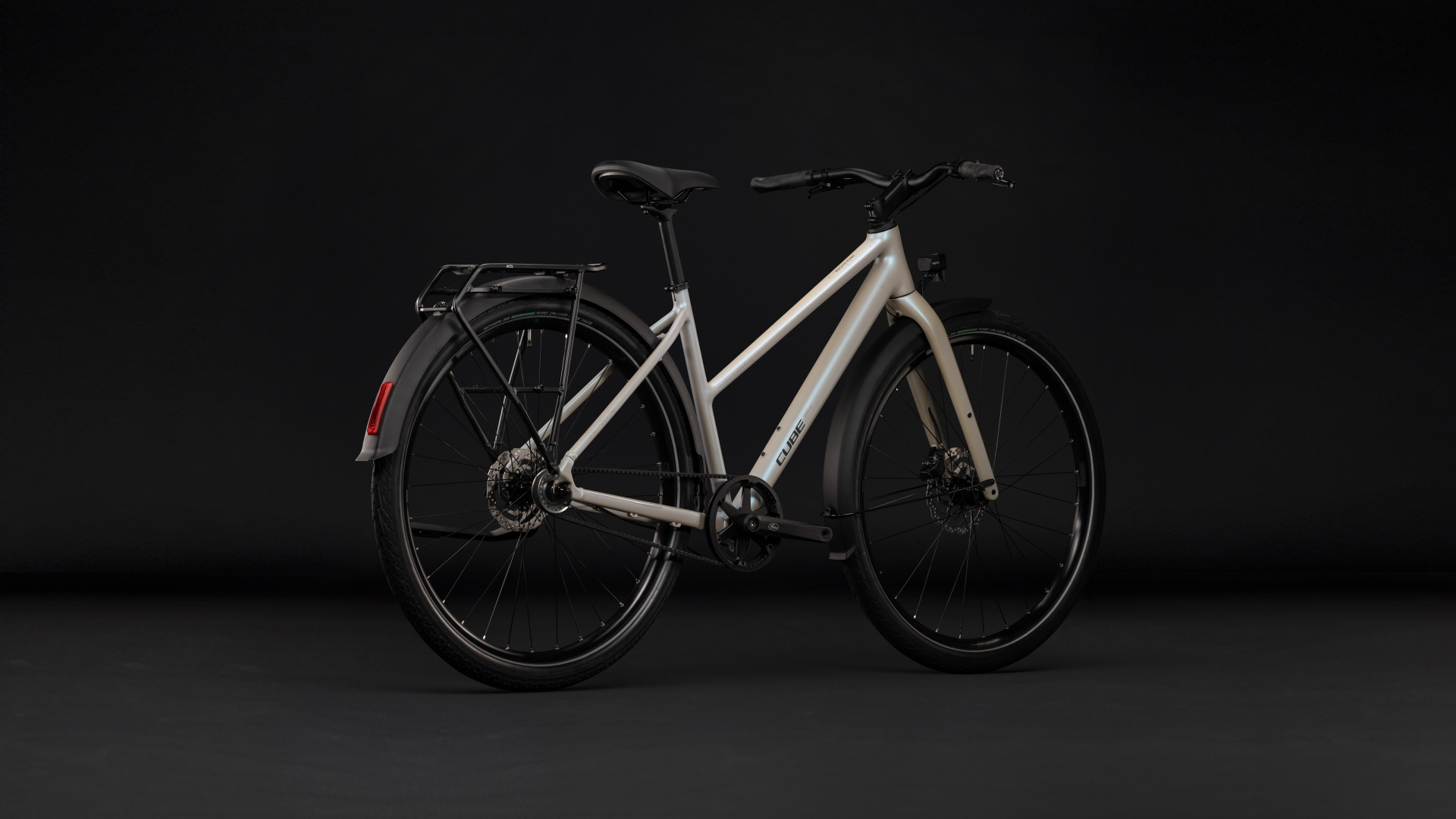 Cykler - Damecykler - Cube Editor ONE FE (Fully Equipped) Trapeze Dame 2027 - Glintsand´n´Black