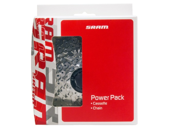 Se SRAM Power Pack PG-830 Kassette/PC-830 Kæde 8sp 11-30T hos Cykelexperten.dk
