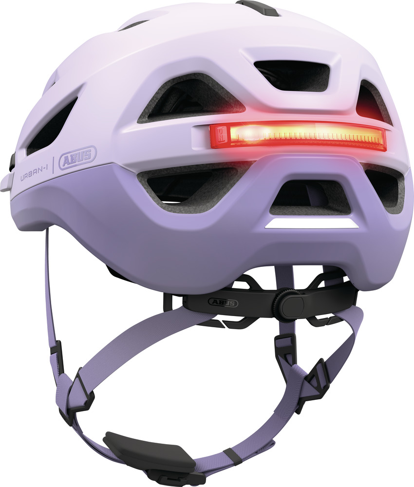 Beklædning - Cykelhjelme - Abus Hjelm Urban-I 4.0 ACE m. LED - Light Lavender