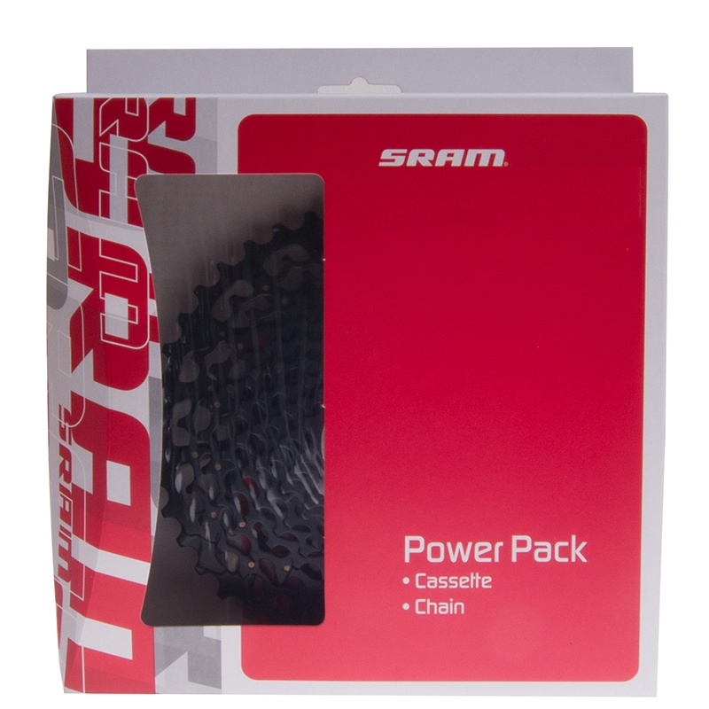Se SRAM Power Pack PG-1130 Kassette/PC-1110 Kæde 11sp 11-42T hos Cykelexperten.dk