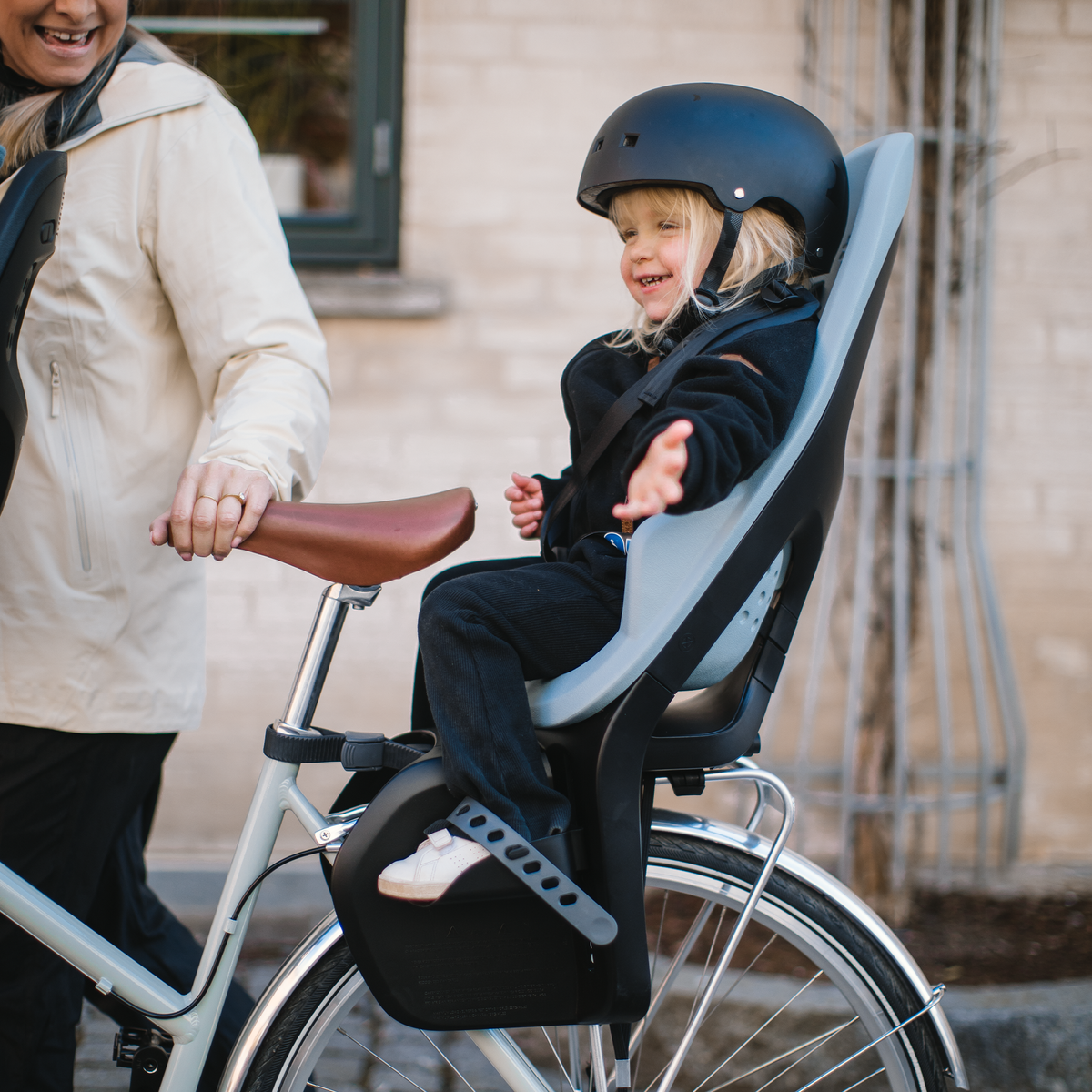 Tilbehør - Cykelstole - Yepp 2 Maxi barnestol til Bagagebærer Montage - Majolica Blue