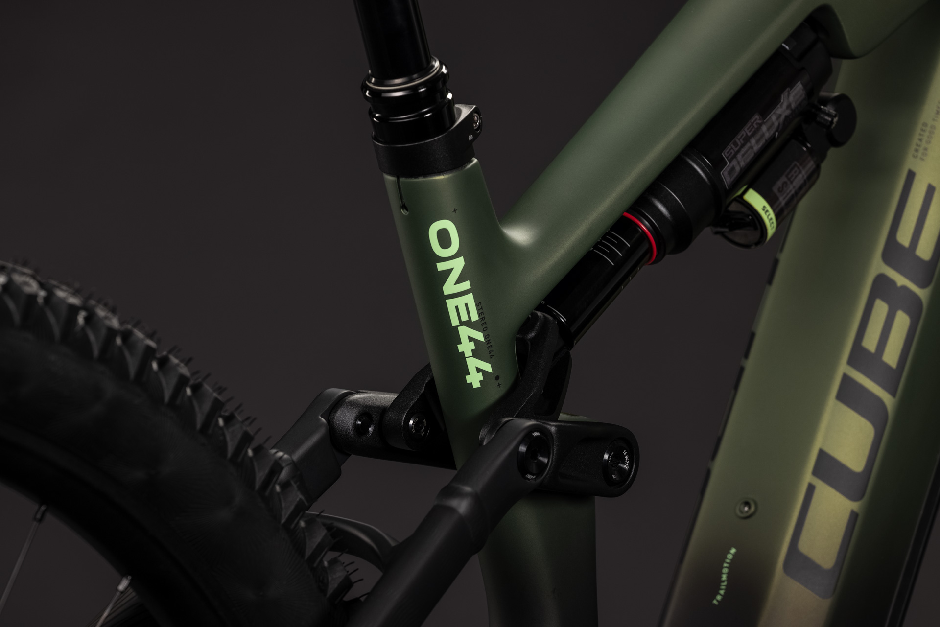 Cykler - Elcykler - Cube Stereo Hybrid ONE44 HPC TM 800 27.5" 2027 - Reedgreen´n´Gills