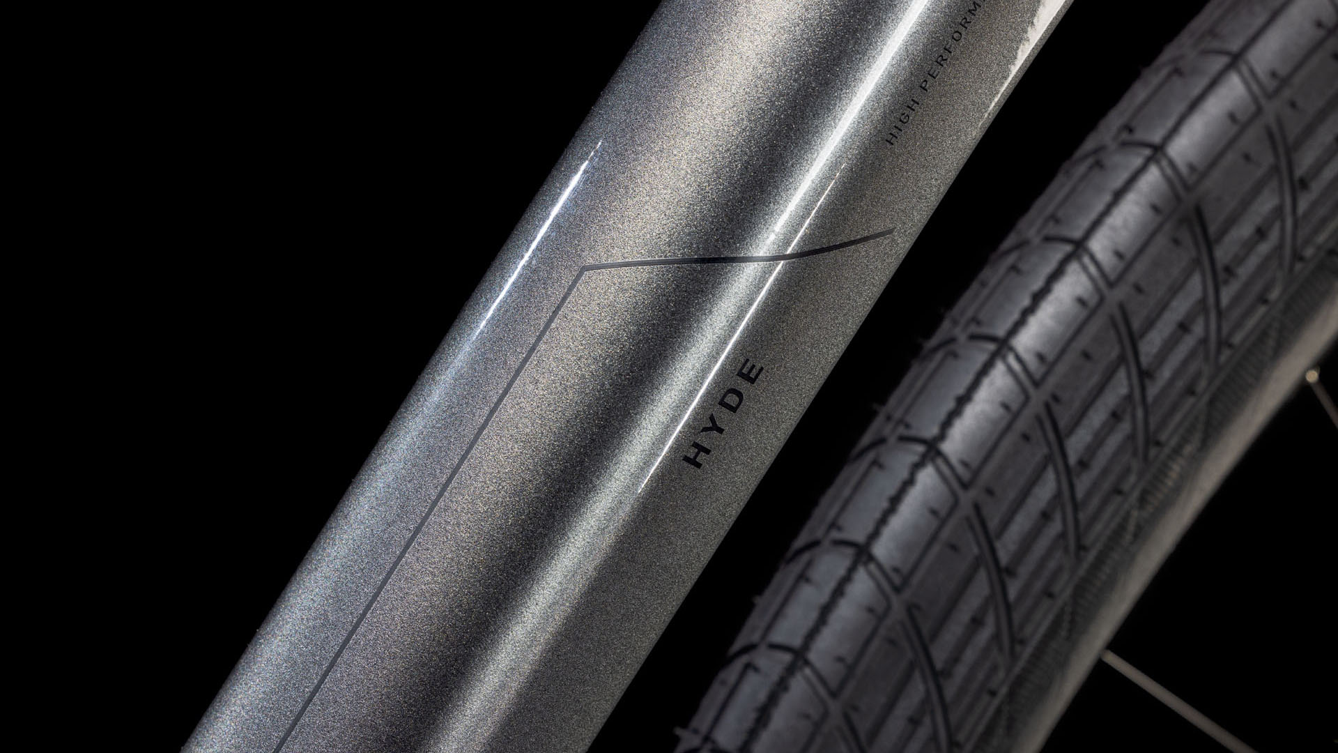 Cykler - Herrecykler - Cube Hyde ONE 2025 - Graphite 'n Black