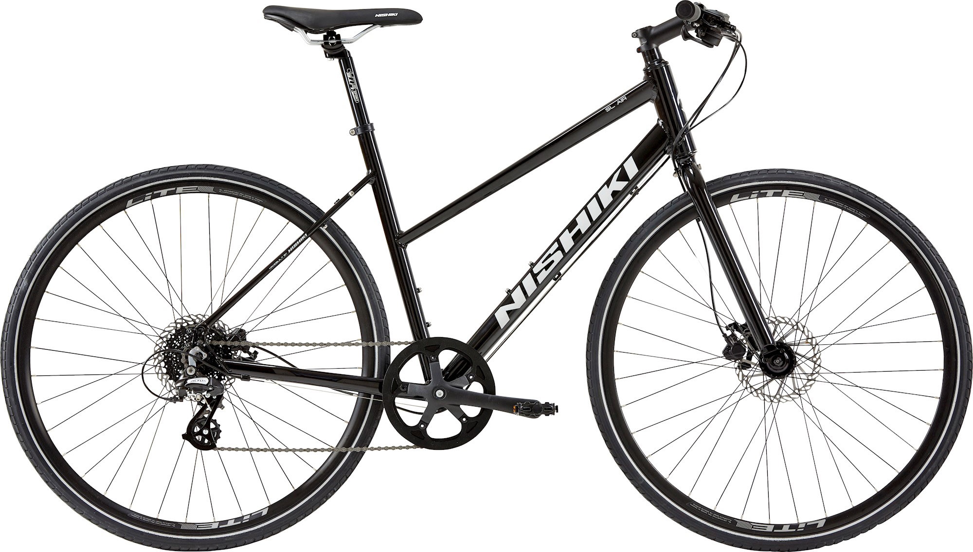 Cykler - Damecykler - Nishiki SL AIR 8g Dame 2024 - Sort