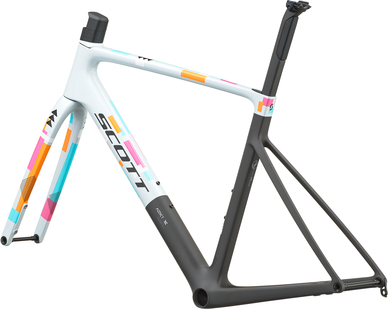 Cykler - Racercykler - Scott Frame set Addict RC Team Replica 2027 - Team Clear