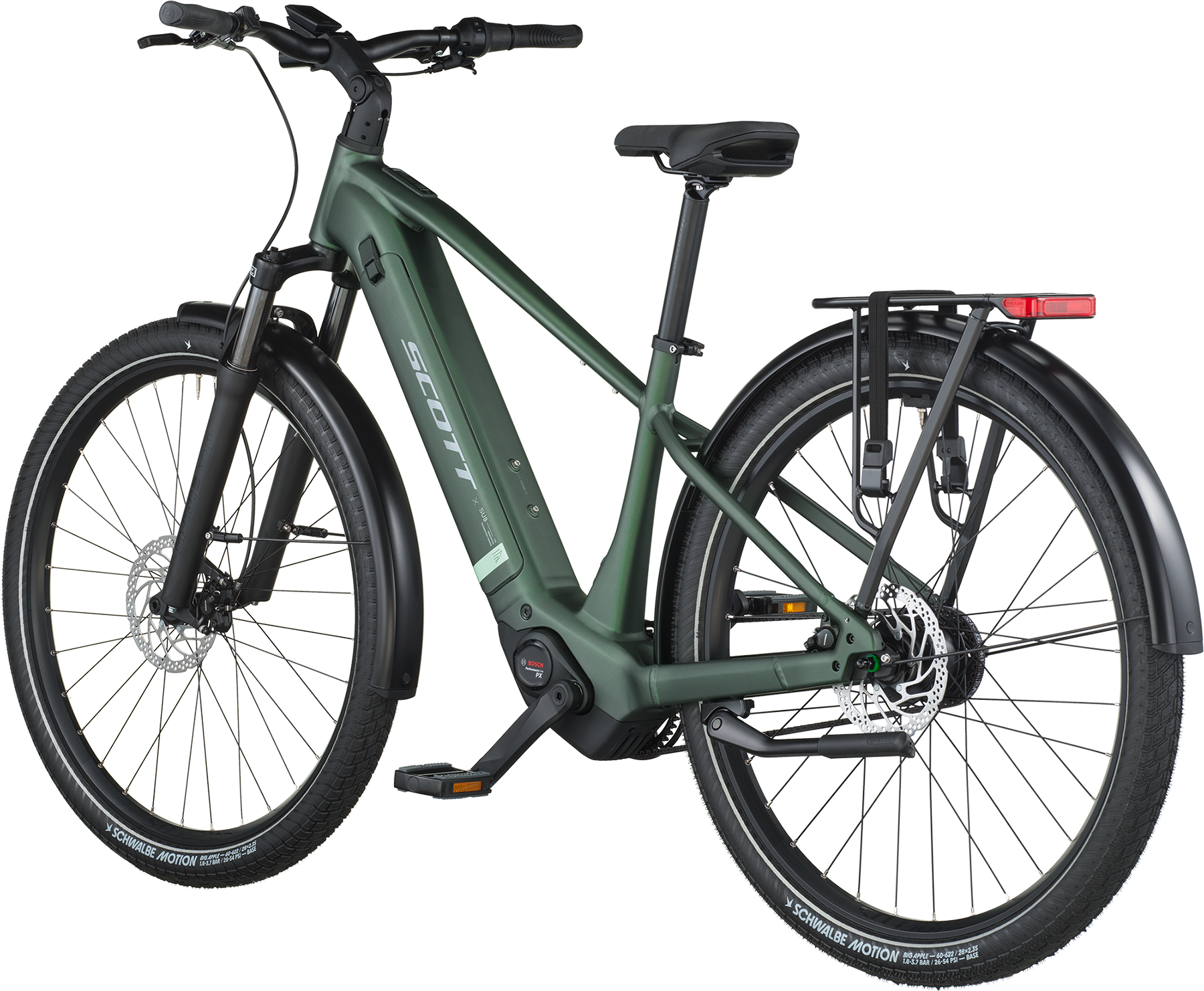 Cykler - Elcykler - Scott Sub Tour eRIDE 10 2026 - Kelp Green