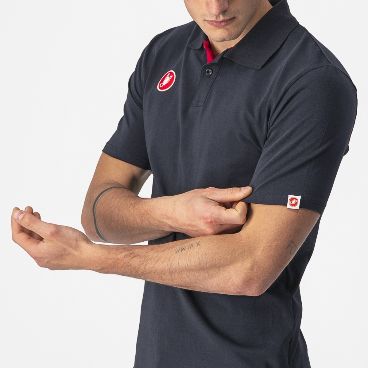 Beklædning - Merchandise - Castelli RACE DAY POLO T-Shirt - Sort