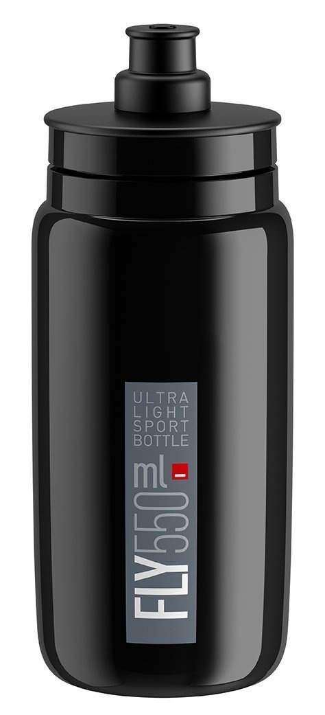 Tilbehør - Drikkedunke - Elite FLY Ultra Light Drikkedunk Sort 550ml