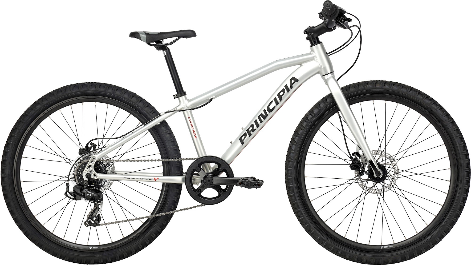 Cykler - Børnecykler - Principia Evoke A2.6 26" 7g 2023 - Sølv