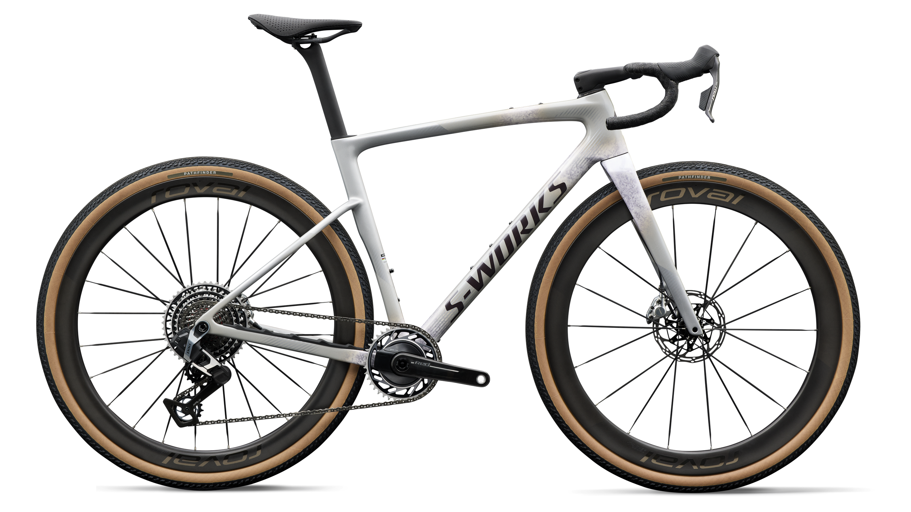 Cykler - Gravel cykler - Specialized S-Works Crux 5 SRAM RED XPLR 2027 - Silver Dust/Amethyst Frost/Nebula Metallic