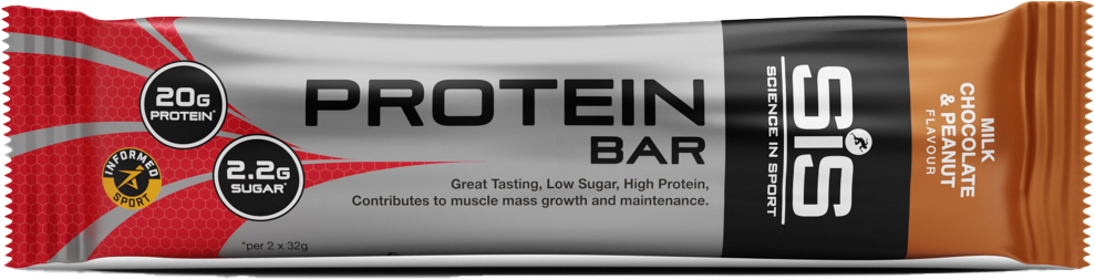 SIS Protein Bar milk chocolate & peanut 12x64g