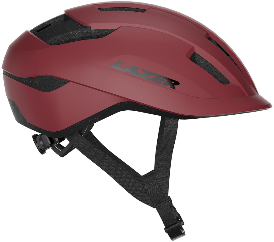 Lazer Compact Kineticore cykelhjelm - Matte Garnet Red