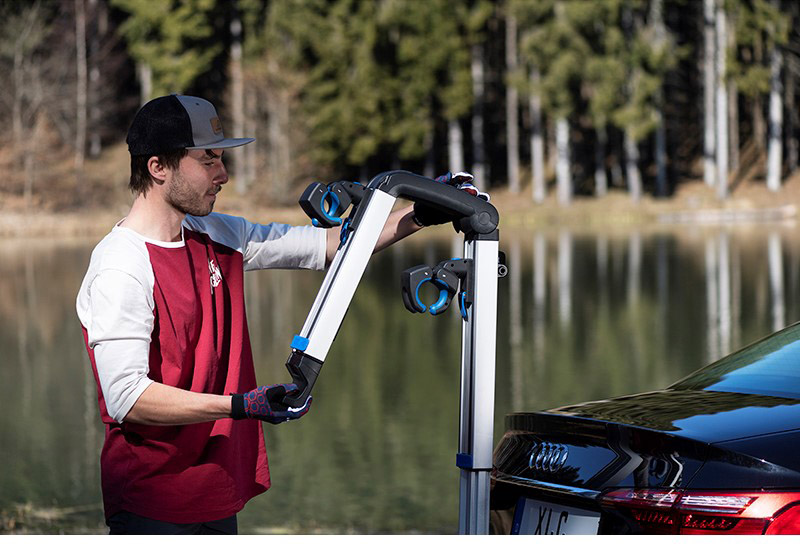 Tilbehør - Cykelholdere - Cykelholder til elcykel - XLC Almada Work-E Xtra Foldbar Cykelholder (Elcykel Kompatibel)