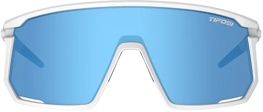 Beklædning - Cykelbriller - Tifosi Moab Cykelbriller – Matte White Clarion Blue/AC Red/Clear