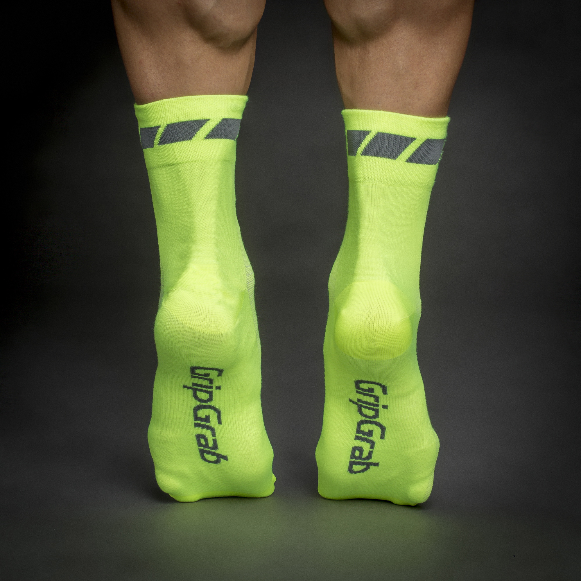 Beklædning - Sokker - GripGrab Hi-Vis Regular Cut 3PACK - Hi-Vis Gul