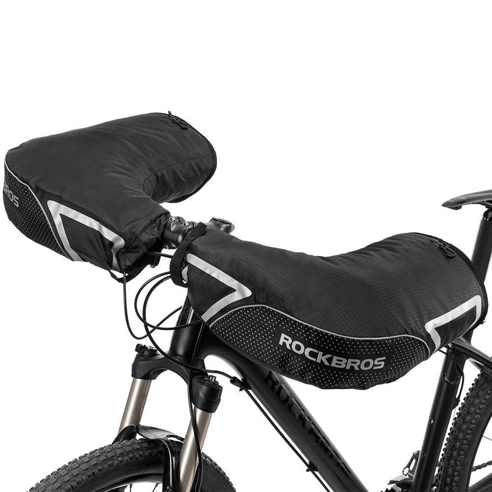 Beklædning - Cykelhandsker - RockBros Styrhandsker Foret Thinsulate - Black