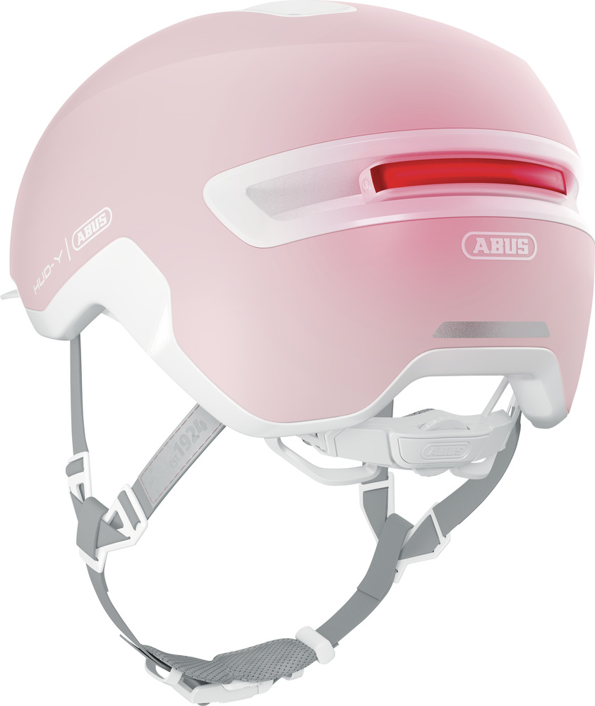 Beklædning - Cykelhjelme - Abus Hud-Y m. LED - Pure Rose
