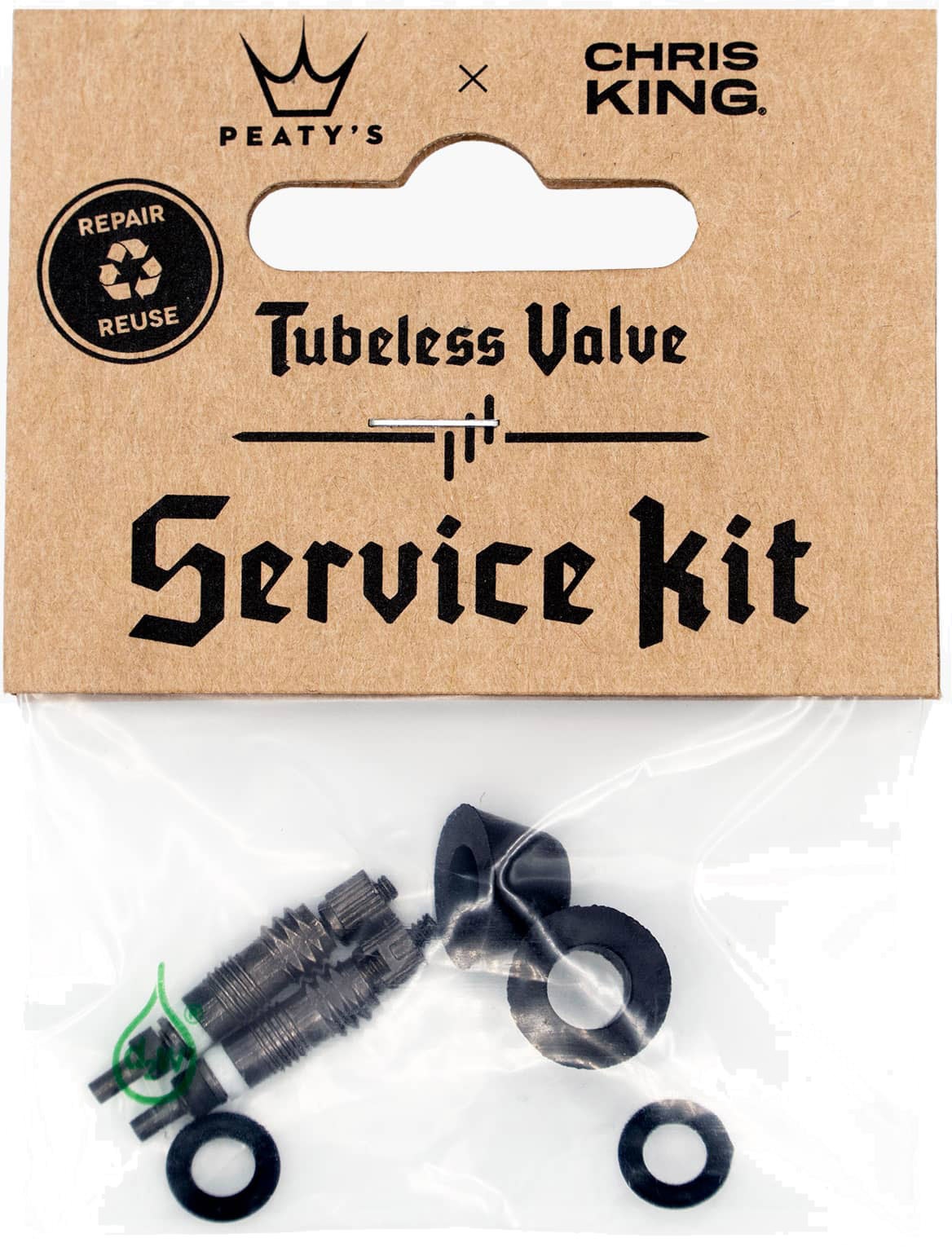 Peaty's x ChrisKing Tubeless Valve Service Kit