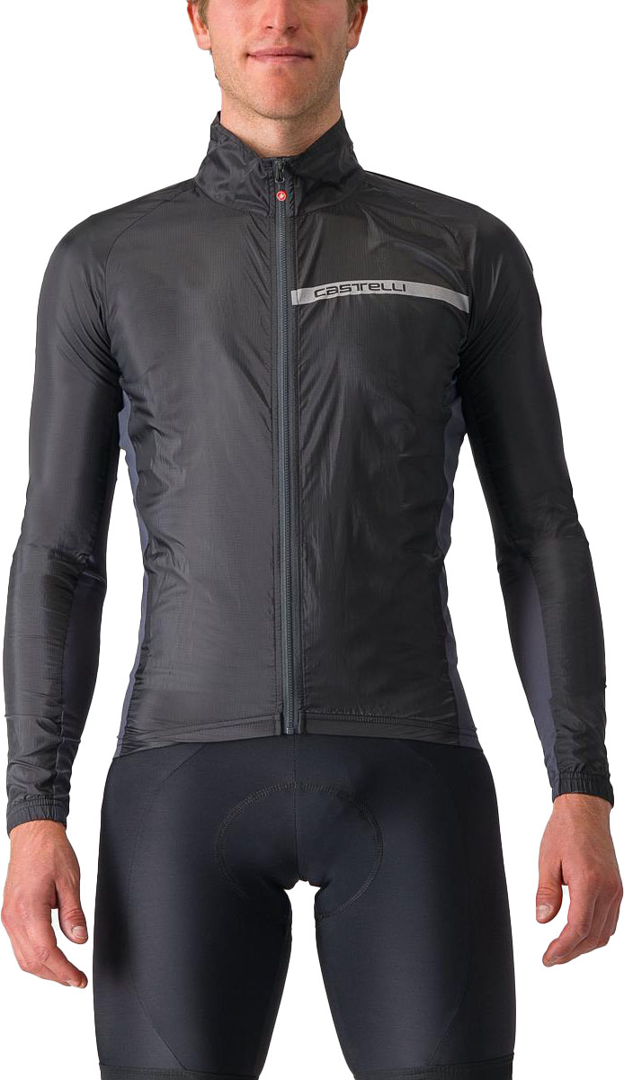 Beklædning - Regntøj & Vindtøj - Castelli SQUADRA STRETCH JACKET Vindjakke - Sort/Grå