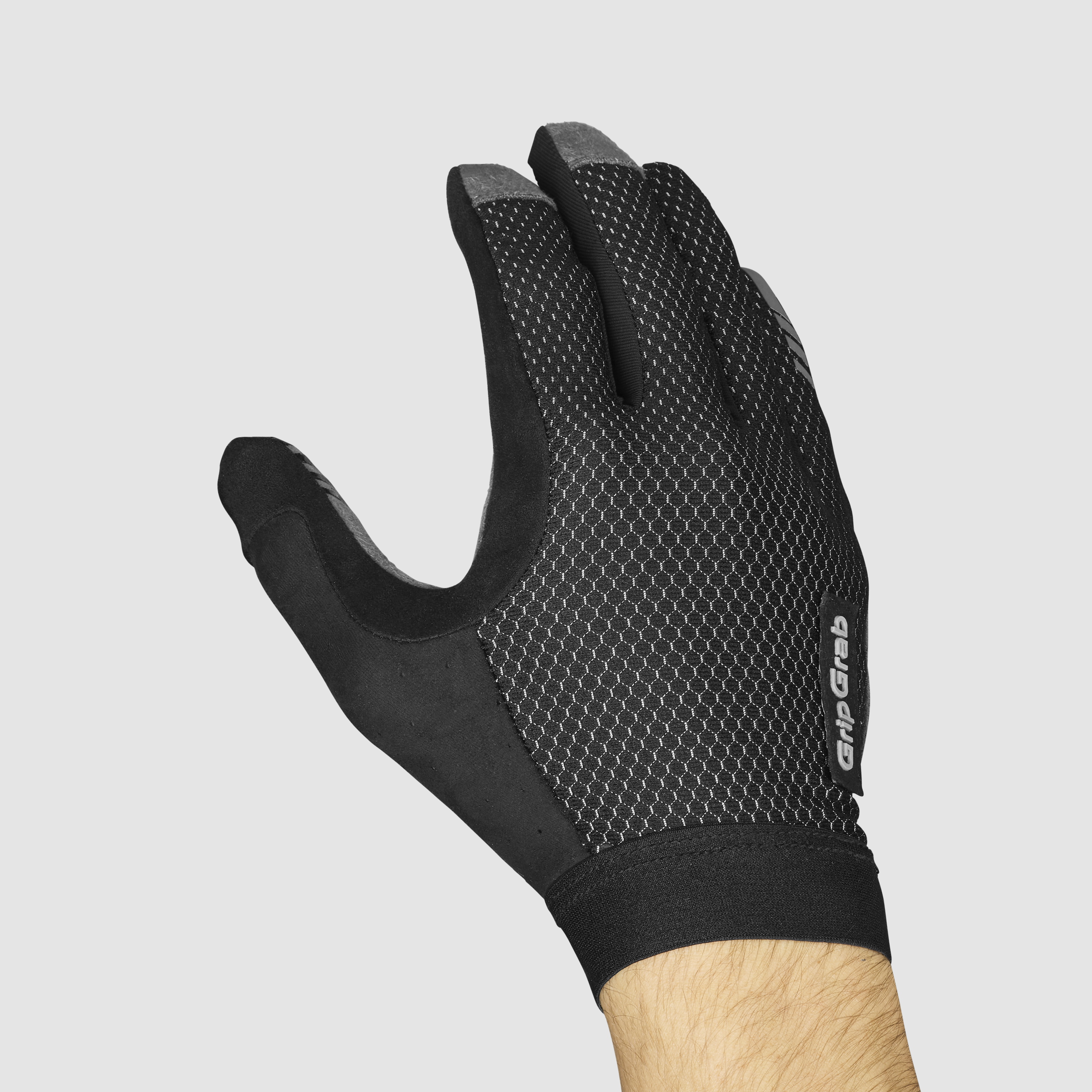 Beklædning - Cykelhandsker - GripGrab Vertical 2 InsideGrip™ Langfingret Sommerhandsker - Black