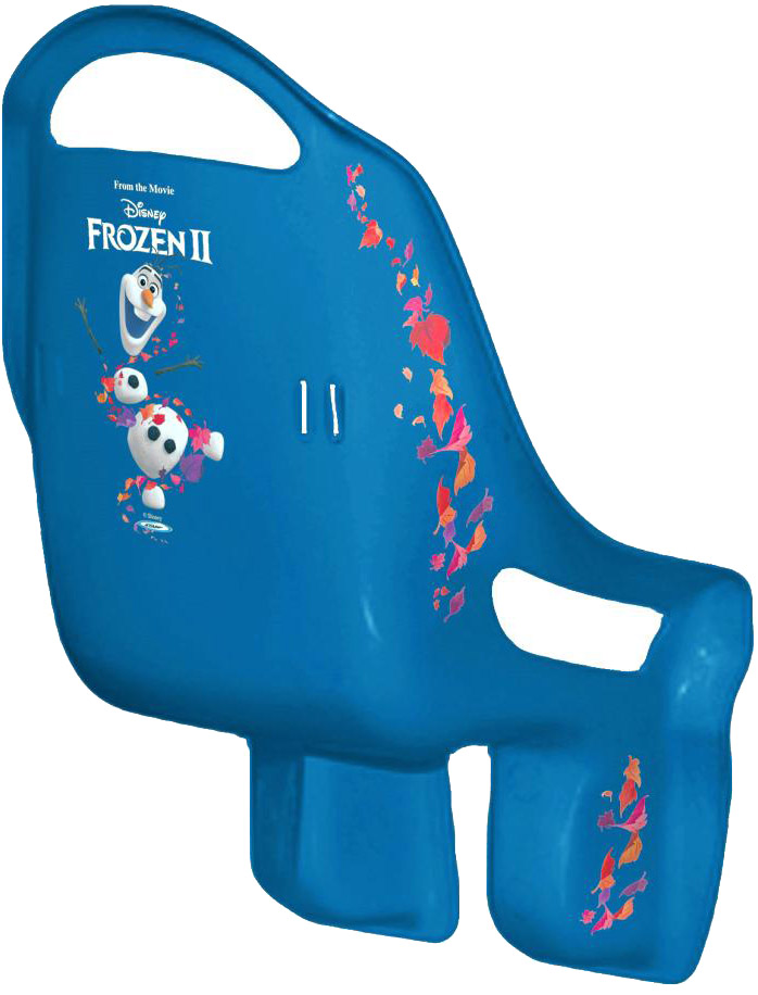 Tilbehør - Cykelstole - Disney Frost 2 Dukkestol Bag/Front - Blå