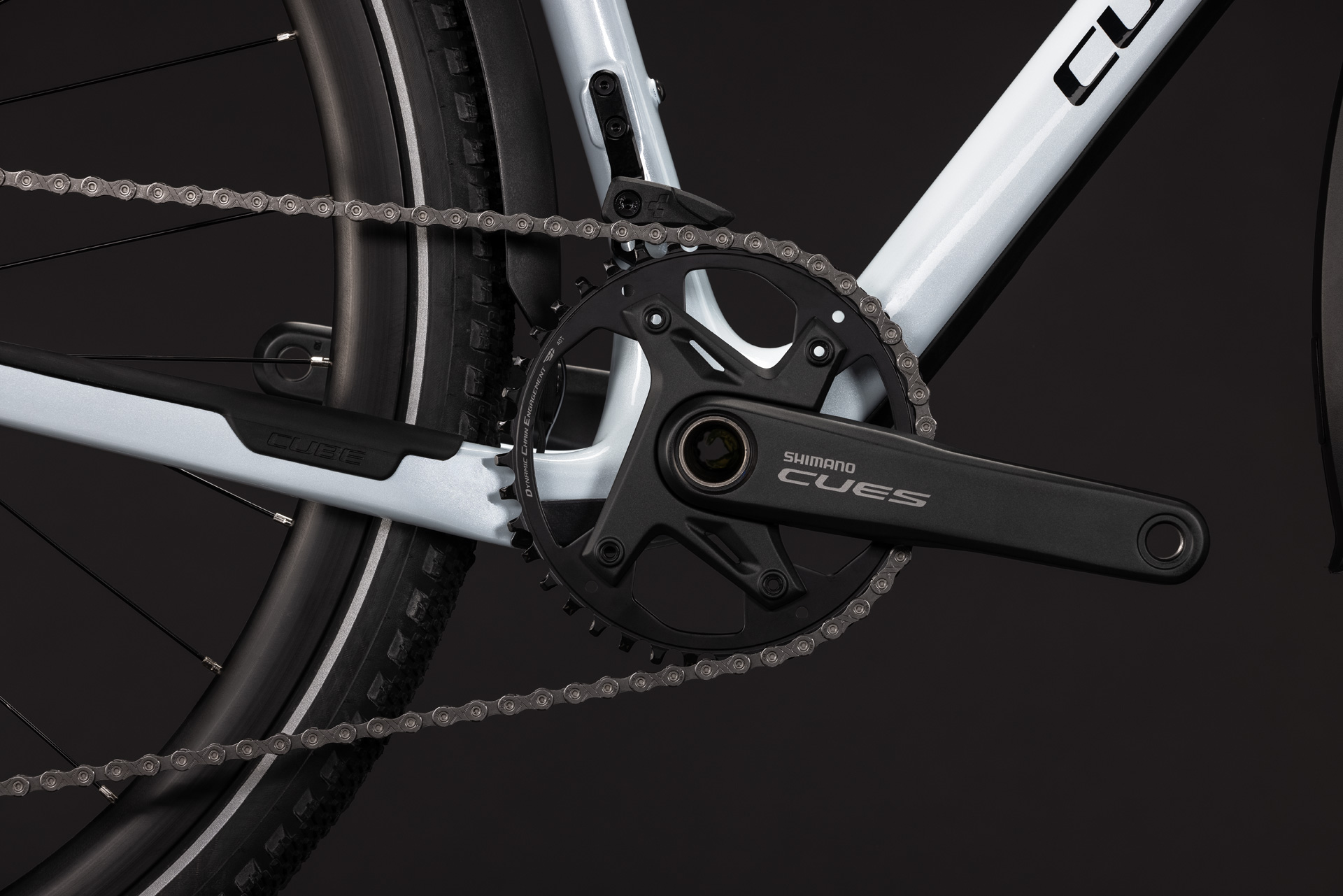 Cykler - Herrecykler - Cube Nulane C:62 SLX FE (Fully Equipped) Herre 2027 - Glacier´n´Black