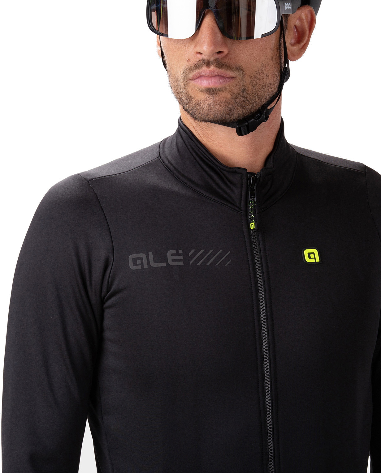 Beklædning - Cykeljakker - Alé Solid Fondo 2.0 Herre Vinterjakke - Sort