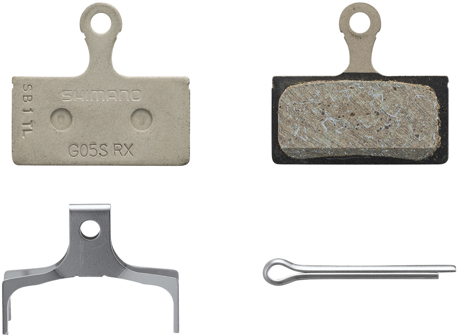 Shimano Disc Brake Pads (Bremseklodser) - BP-D03S-RX - Shimano - Organisk (Resin)