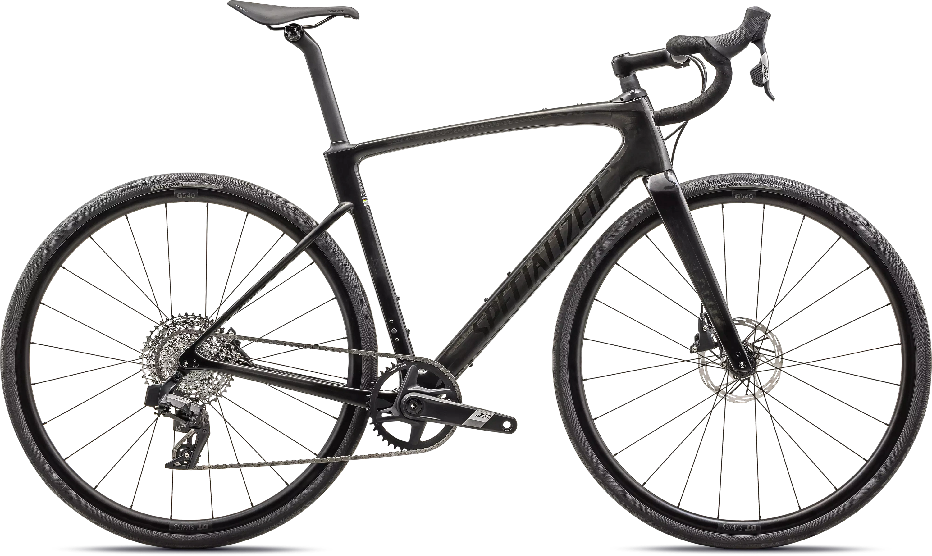Cykler - Racercykler - Specialized Roubaix SL8 Sport Apex 2024 - Sort