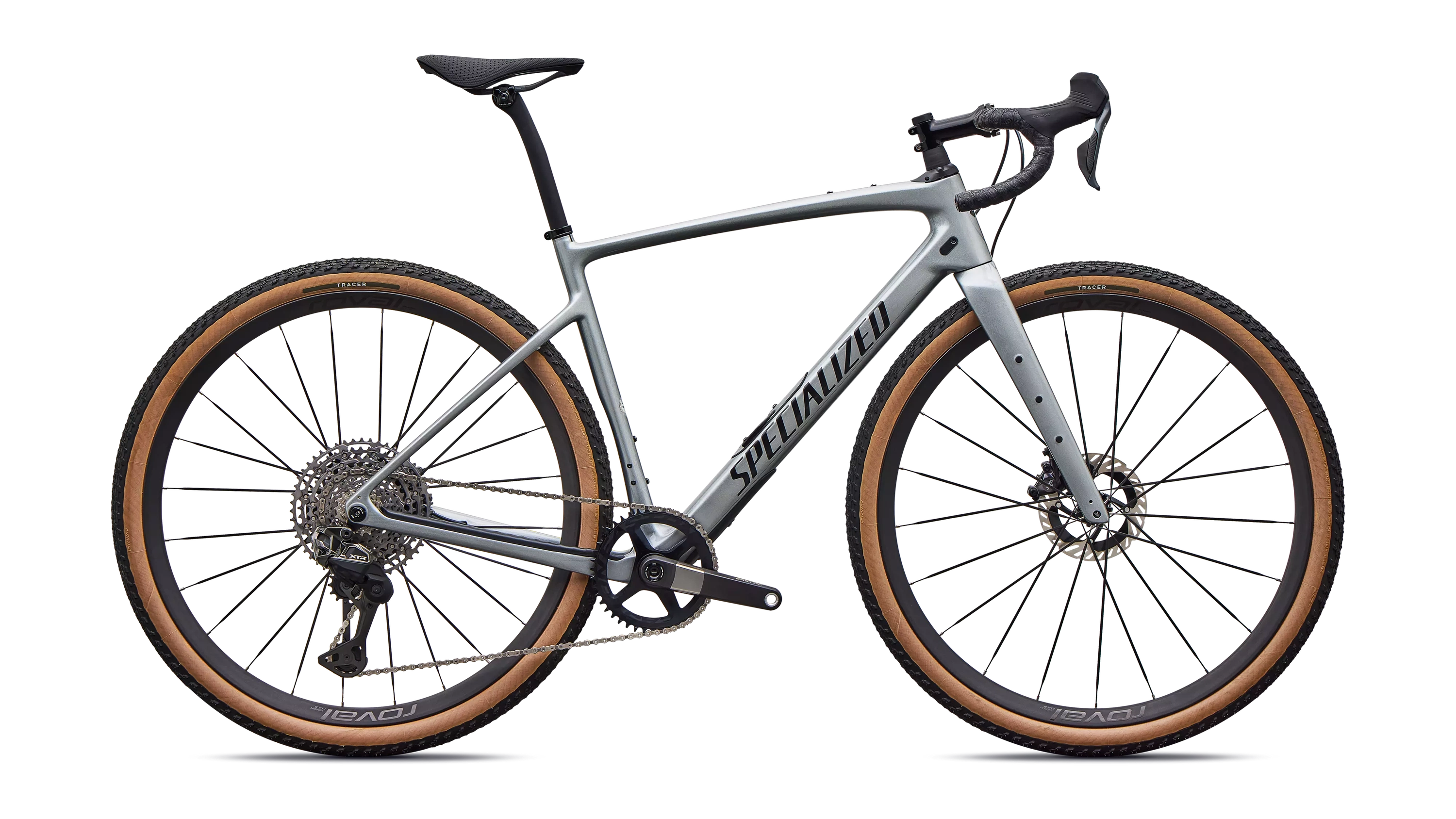 Cykler - Gravel cykler - Specialized Diverge 4 Pro LTD Shimano XTR/GRX Di2 2027 - Gloss Shadow Silver