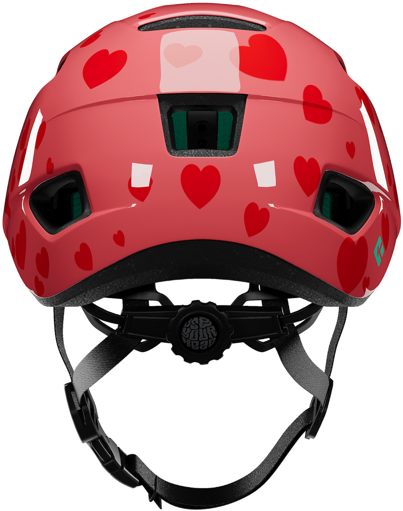 Beklædning - Cykelhjelme - Lazer Nutz 2.0 Kineticore "Green Buckle" cykelhjelm - Little Hearts