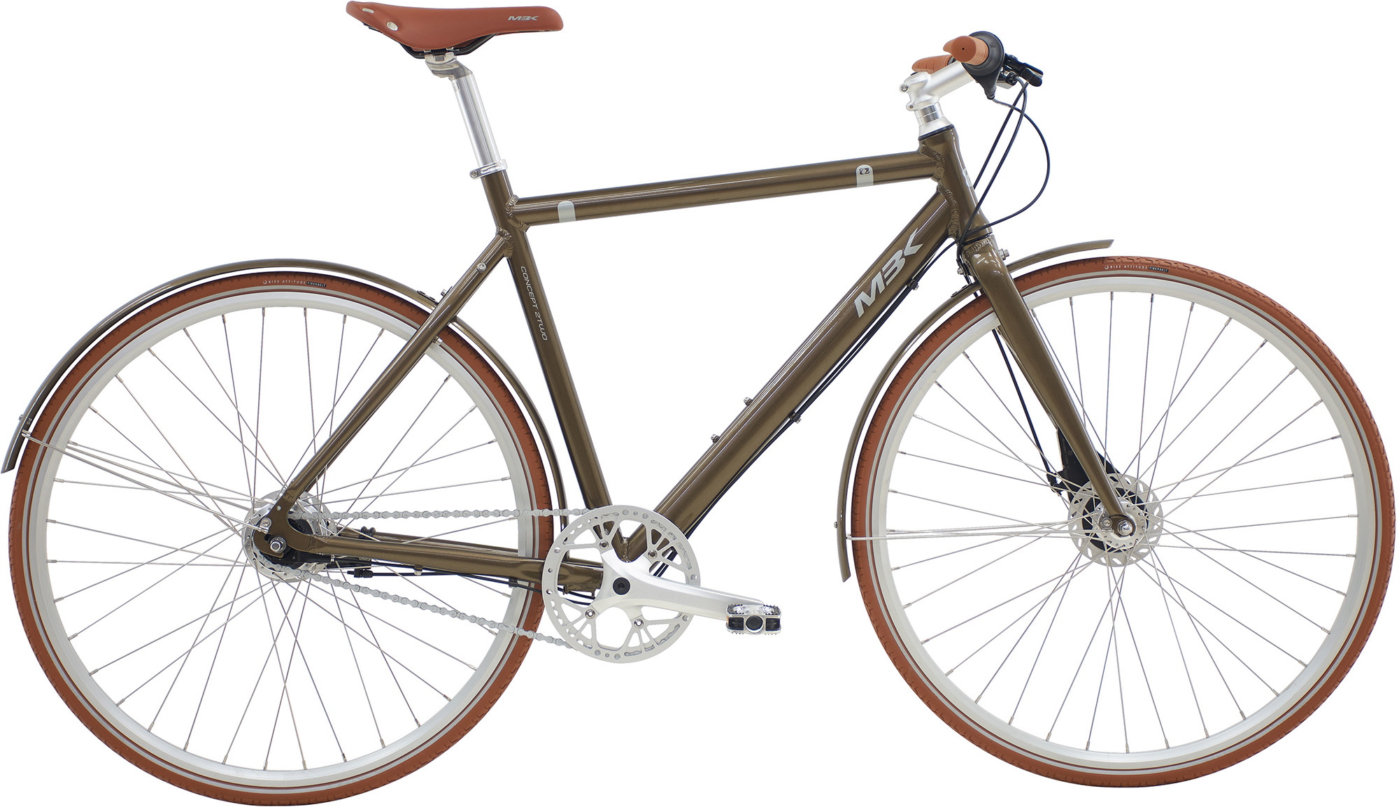 MBK Concept 2Two Herre 7g 2026 - Mørk Brun