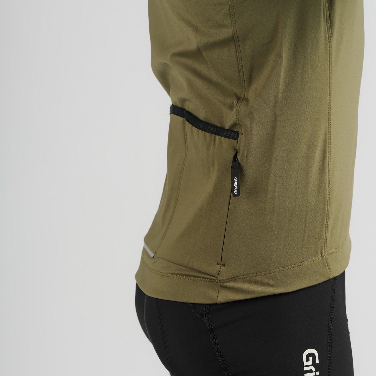 Beklædning - Cykeltrøjer - GripGrab RIDE Langærmet termocykeltrøje - Olive Green