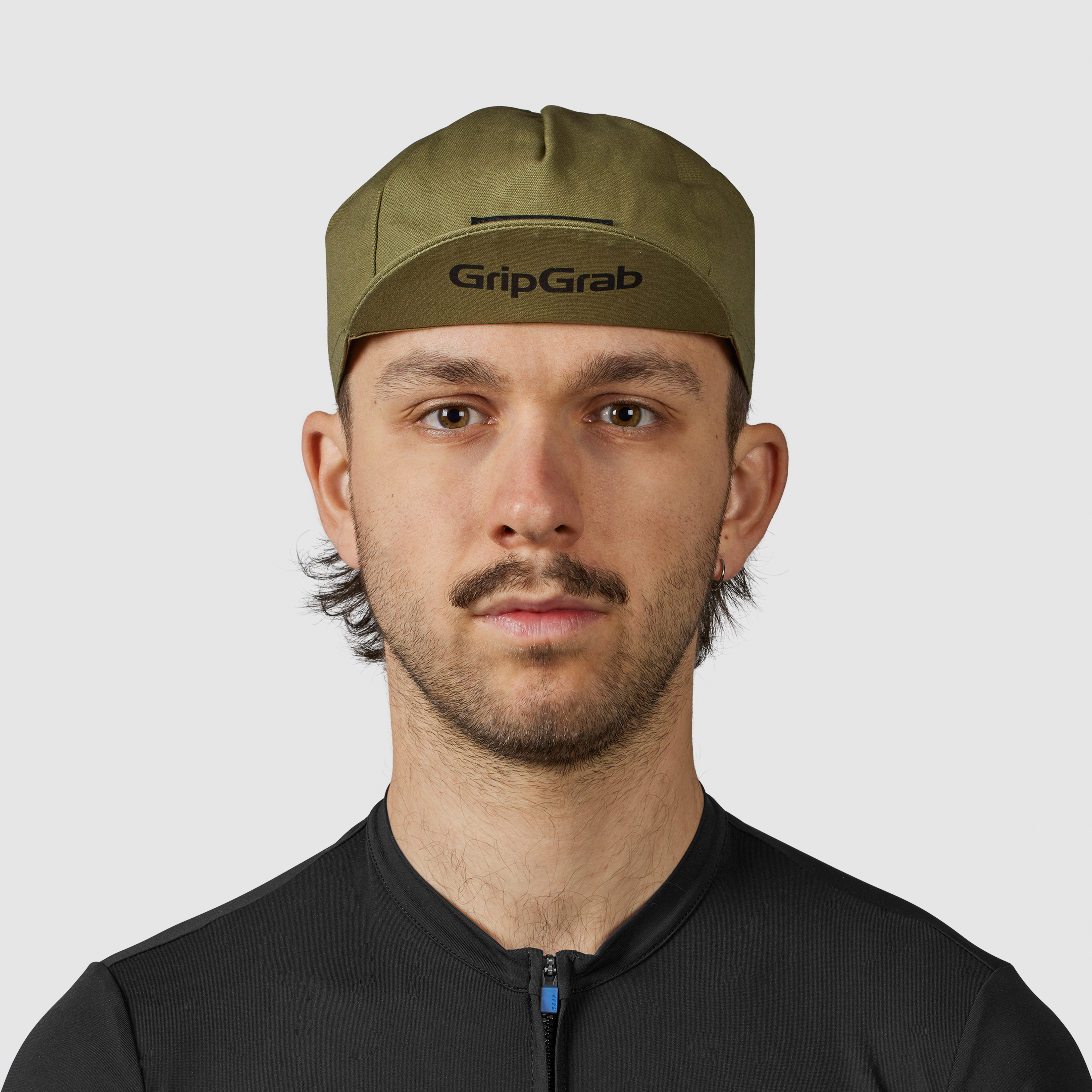Beklædning - Cykelkasketter - GripGrab Classic Bomulds Cycling Cap - Olive Green