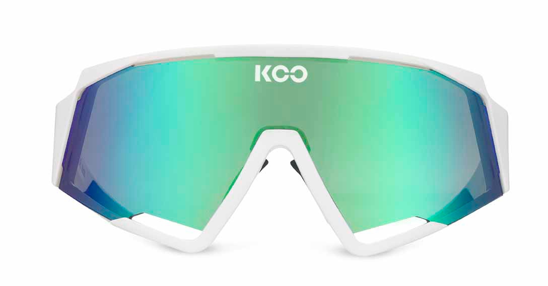 Beklædning - Cykelbriller - KOO Spectro Cykelbriller - Hvid/grøn