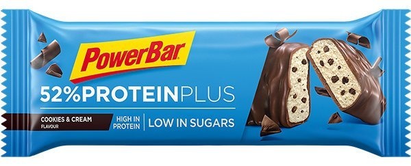 Se Powerbar ProteinPlus 52% Cookies & Cream - 50g hos Cykelexperten.dk