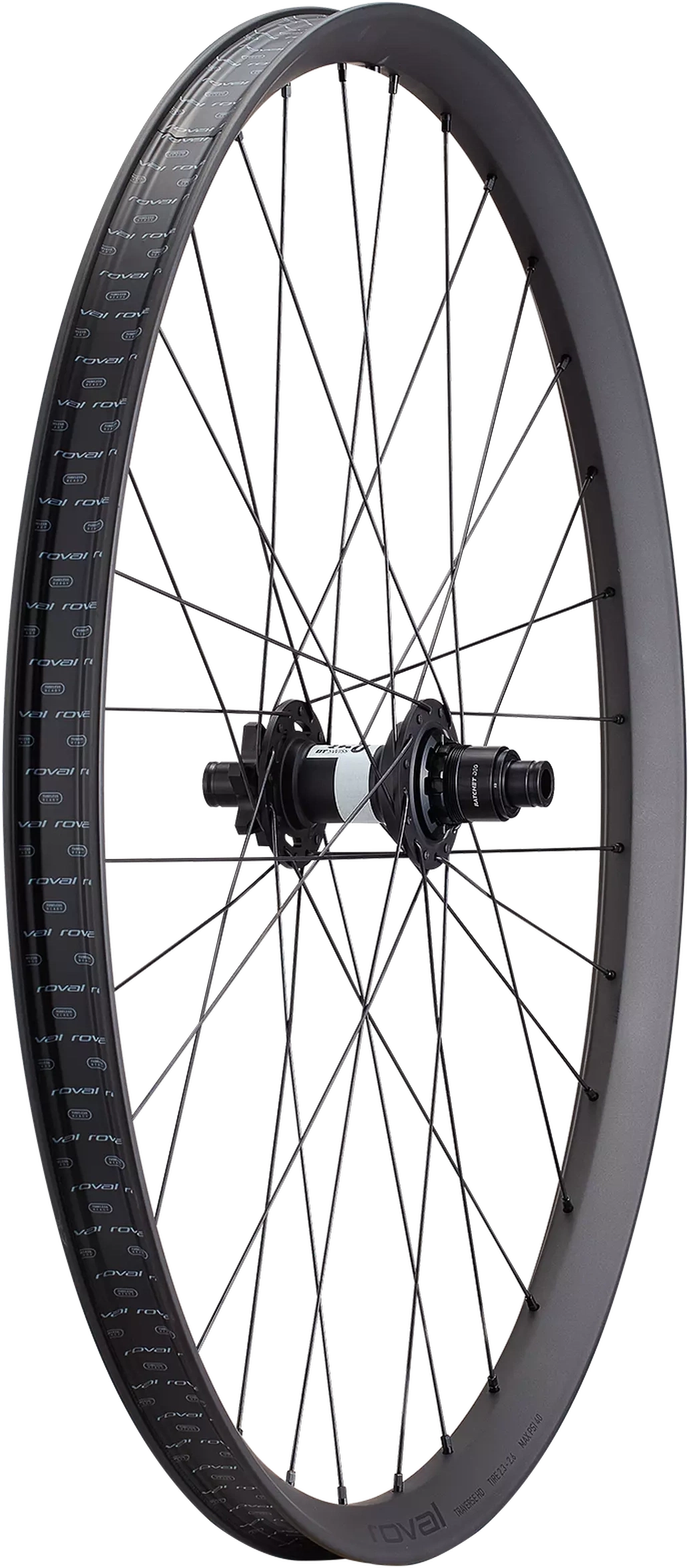 Roval Traverse HD 350 DEG 29 Front 28H - Satin Carbon/Black