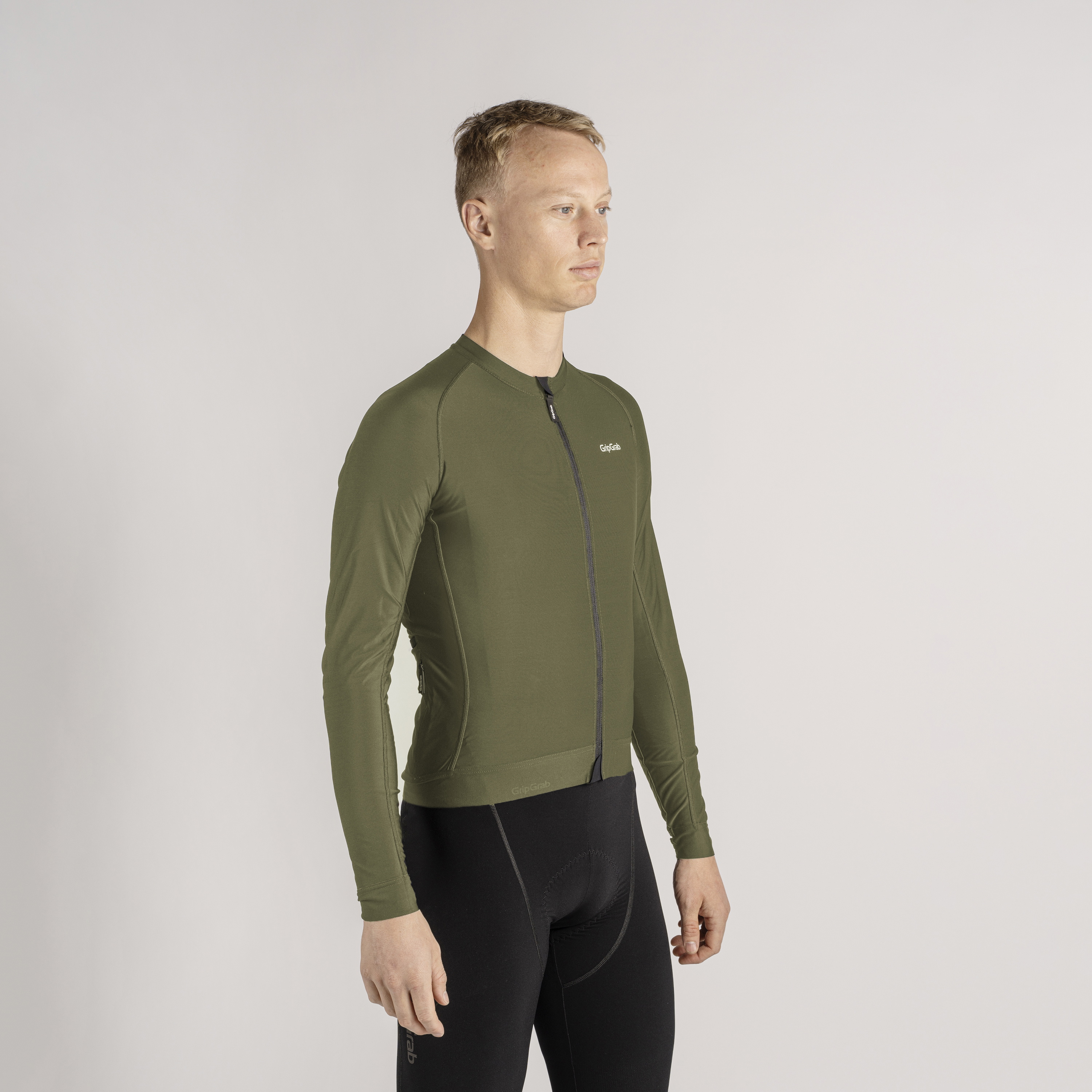 Beklædning - Cykeltrøjer - GripGrab PACR Langærmet Cykeltrøje - Olive Green