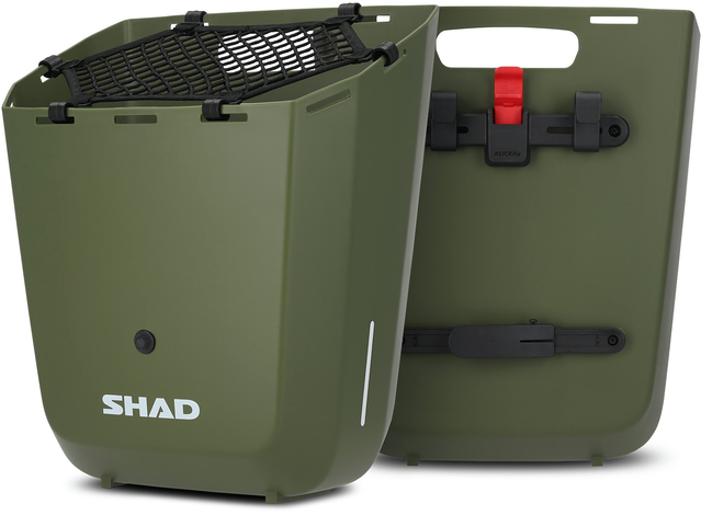SHAD Daily Bike Box 20L (KlickFix Rail) - Green