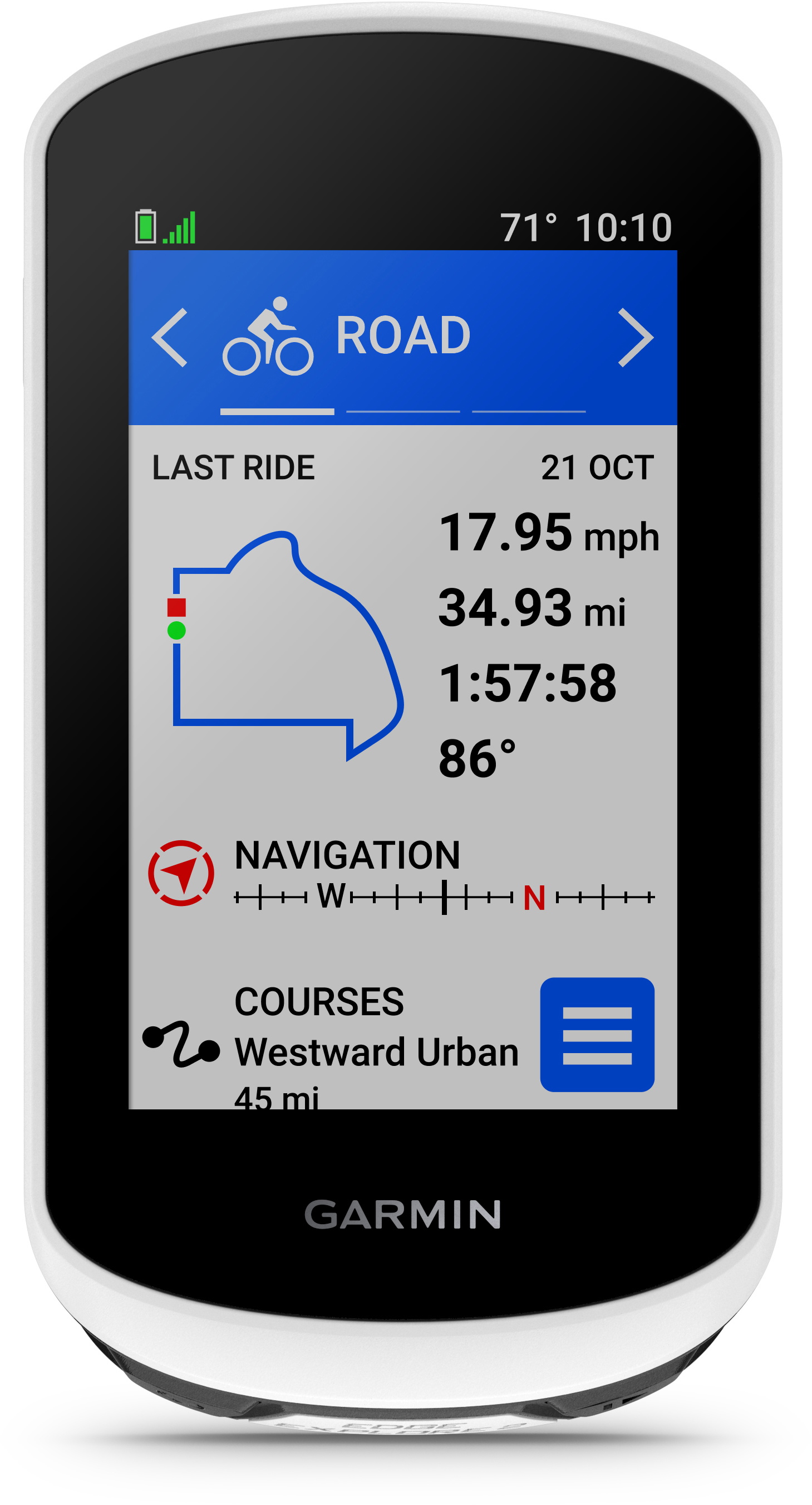 Tilbehør - Cykelcomputer & GPS - Garmin Edge Explore 2 GPS Cykelcomputer - Power Mount Bundle