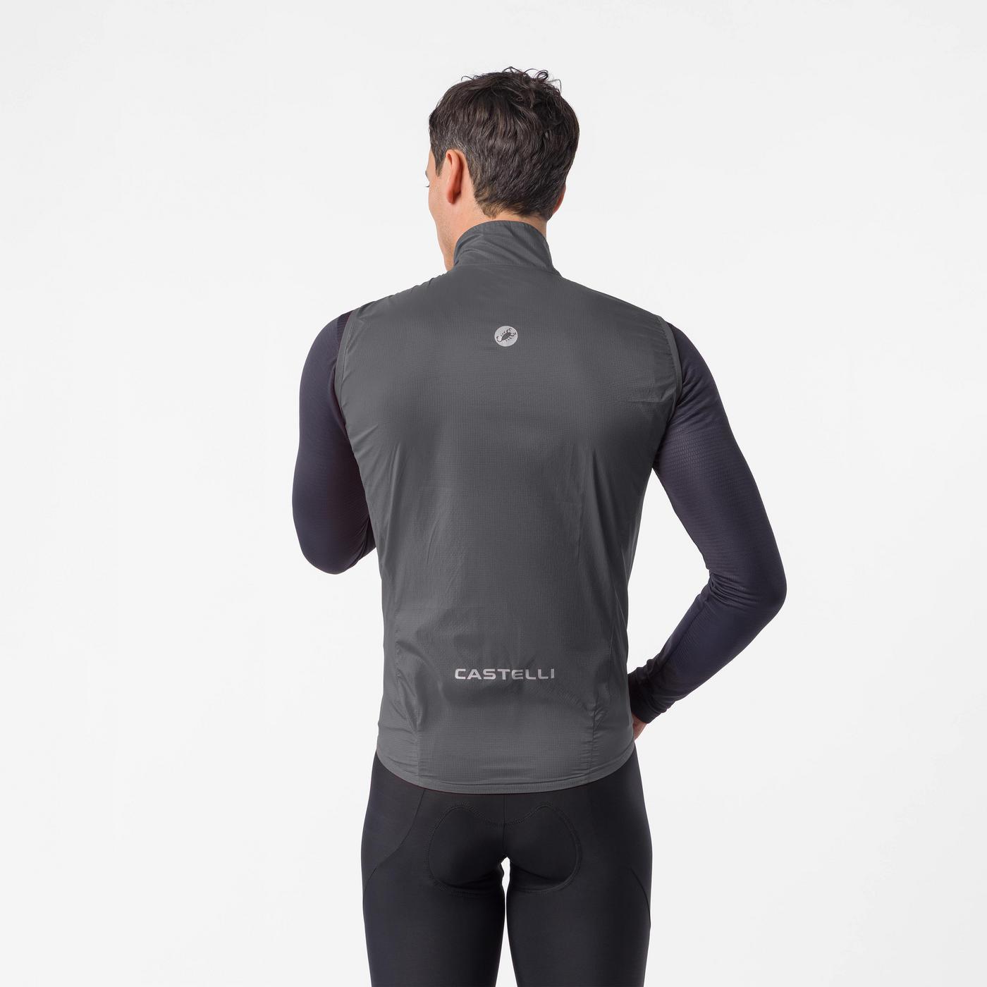 Beklædning - Regntøj & Vindtøj - Castelli TRANSITION AIR Vest - Smoky Gray
