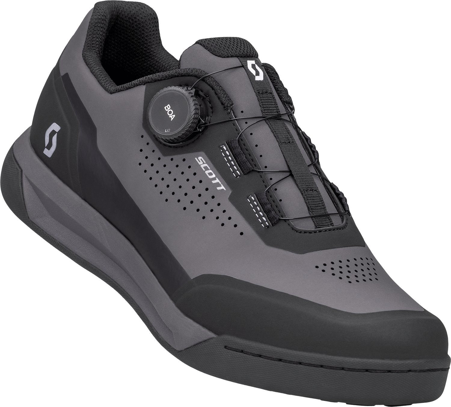 Beklædning - Cykelsko - Scott MTB Volt Evo Flat BOA Sko - Grey/Black