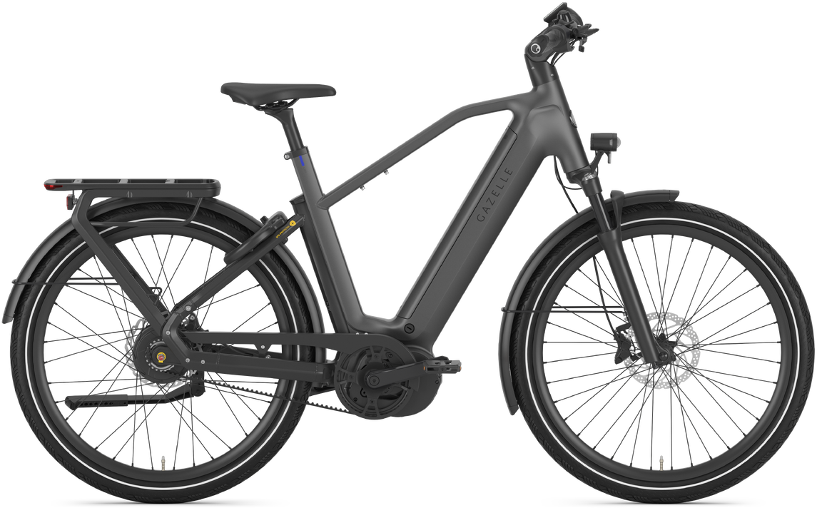 Cykler - Elcykler - Gazelle Eclipse C380 HMB Herre 2024 - Grå