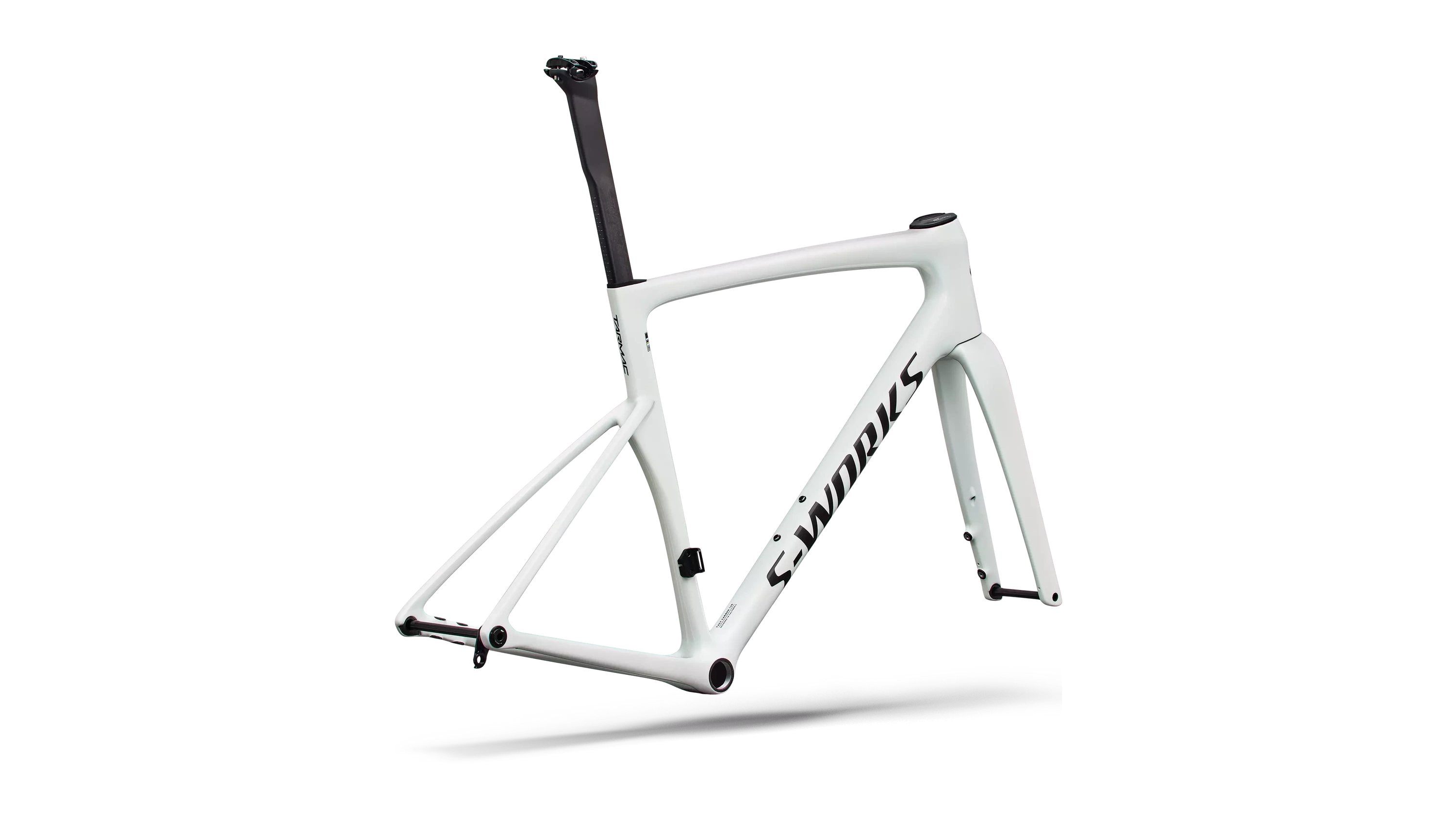 Cykler - Racercykler - Specialized S-Works Tarmac SL9 Frameset FACT 12r Carbon 2027 - Gloss White Silver Metallic