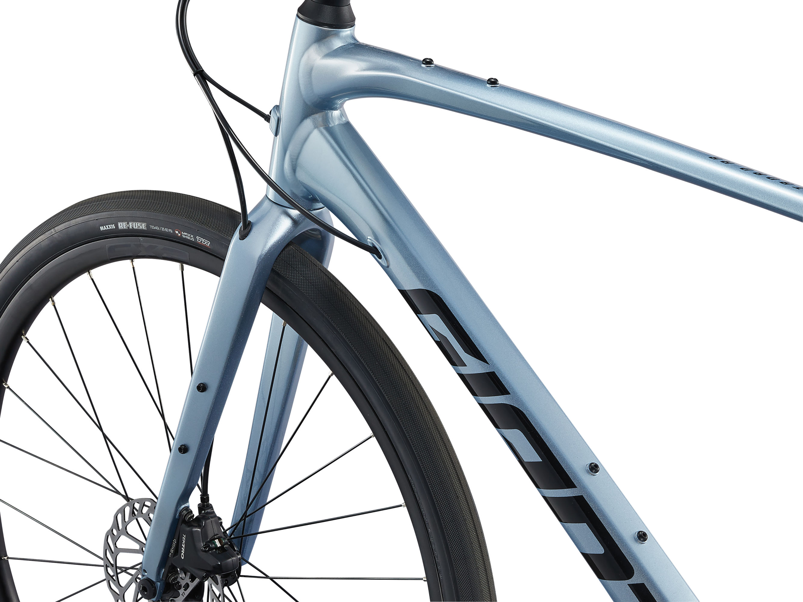Cykler - Herrecykler - Giant FastRoad AR 2 2025 - Glacier Silver