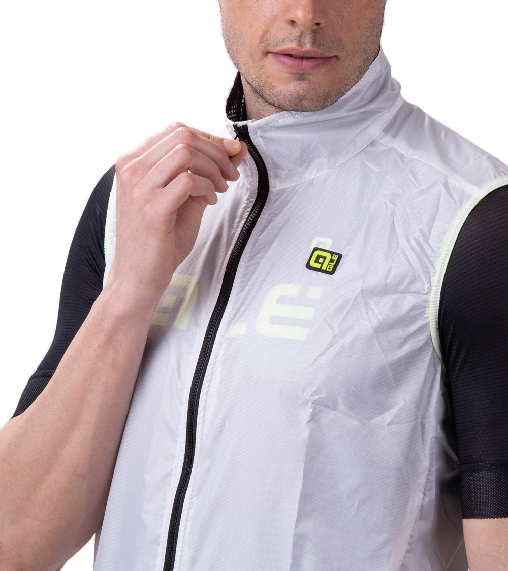 Beklædning - Regntøj & Vindtøj - Alé Vest Guscio Light Pack Unisex - Hvid