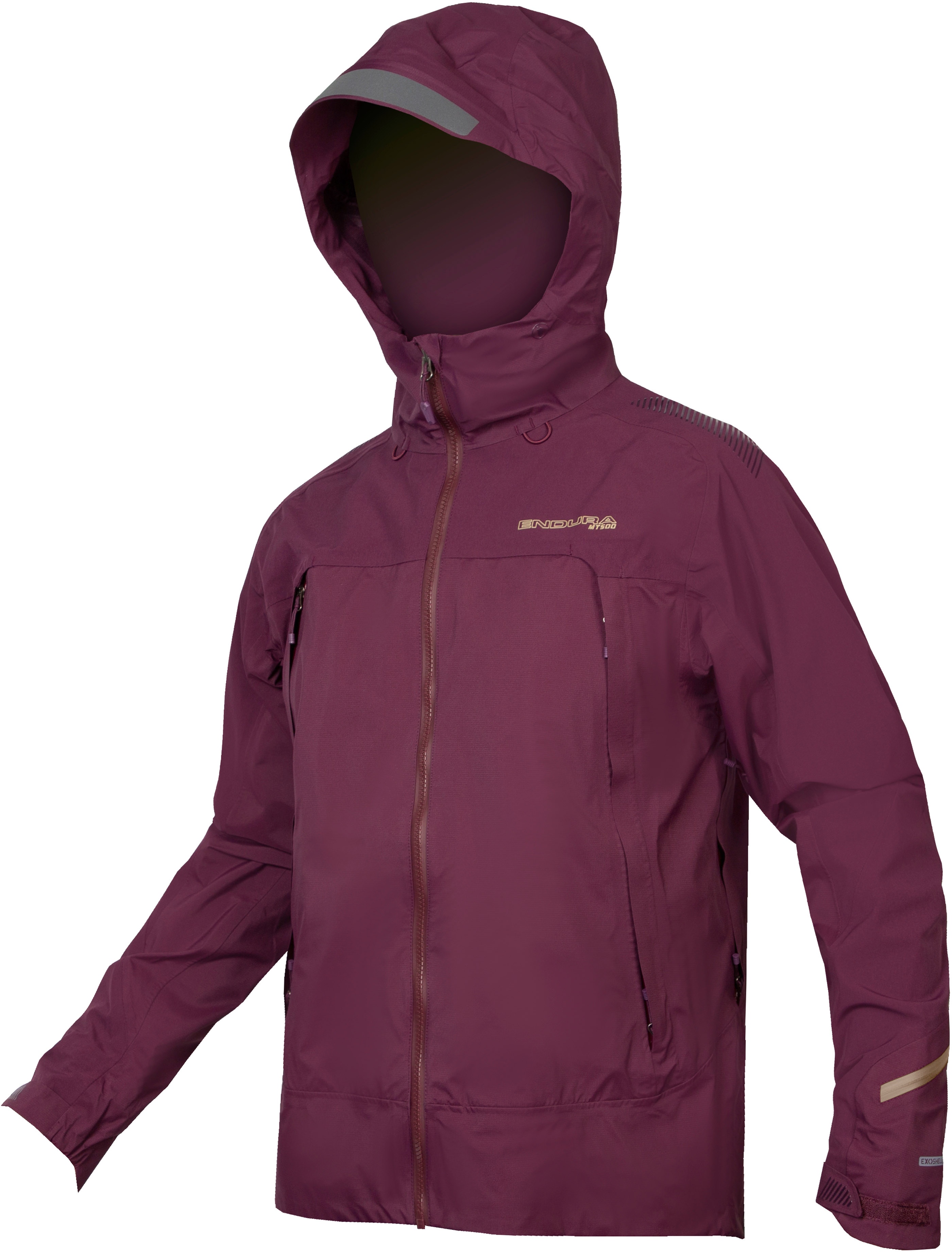 Beklædning - Regntøj & Vindtøj - MT500 Waterproof Jacket II - Aubergine