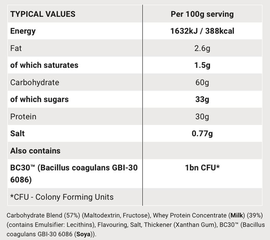 Tilbehør - Energiprodukter - SIS Beta Fuel Recovery Chocolate Powder - 500g