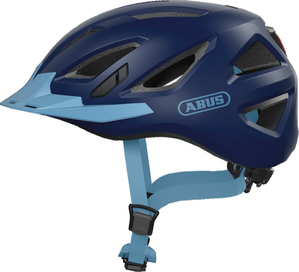 Se Abus Urban-I 3.0 Core Blue cykelhjelm hos Cykelexperten.dk
